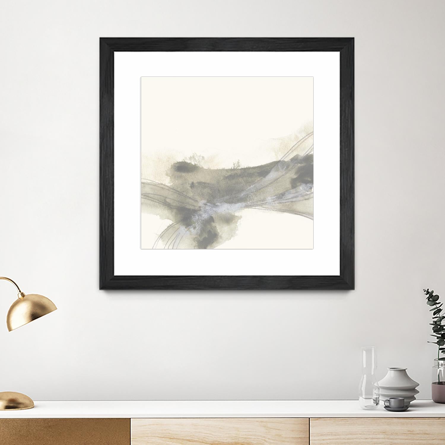 Vapor II by June Erica Vess on GIANT ART - brown abstract