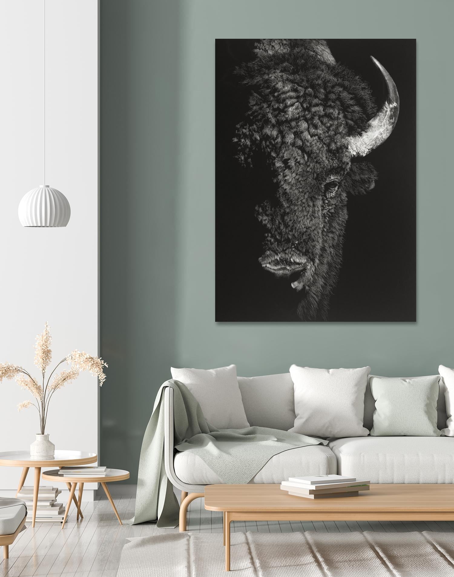 Black Glimpse I by Julie T. Chapman on GIANT ART - animals