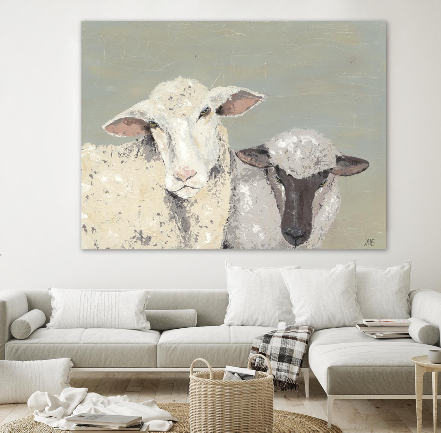 Sweet Lambs I by Jade Reynolds on GIANT ART - animals