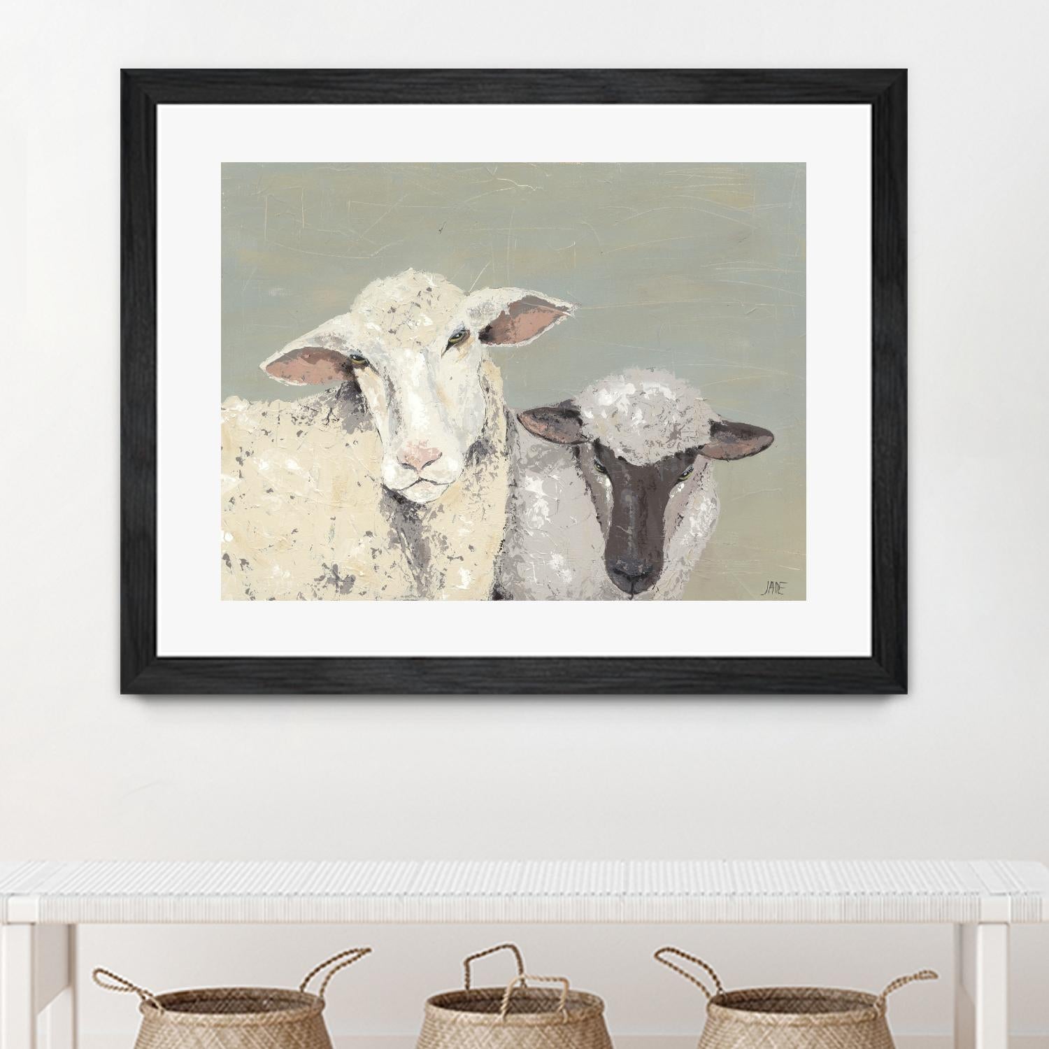 Sweet Lambs I by Jade Reynolds on GIANT ART - animals