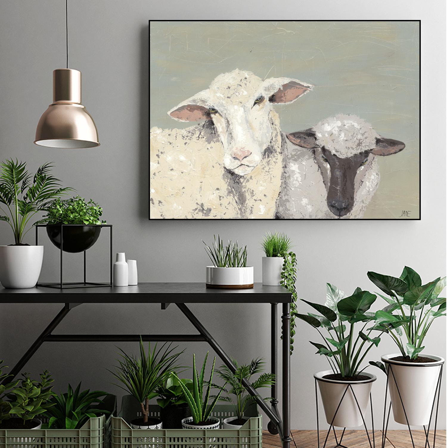 Sweet Lambs I by Jade Reynolds on GIANT ART - animals