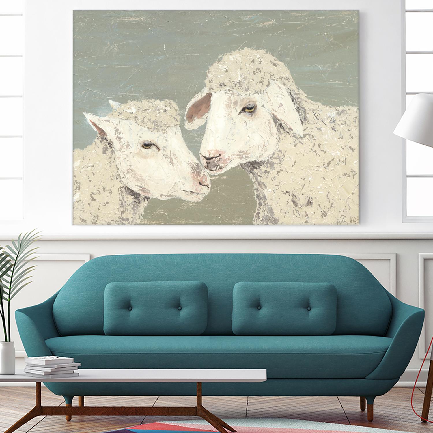 Sweet Lambs II by Jade Reynolds on GIANT ART - animals