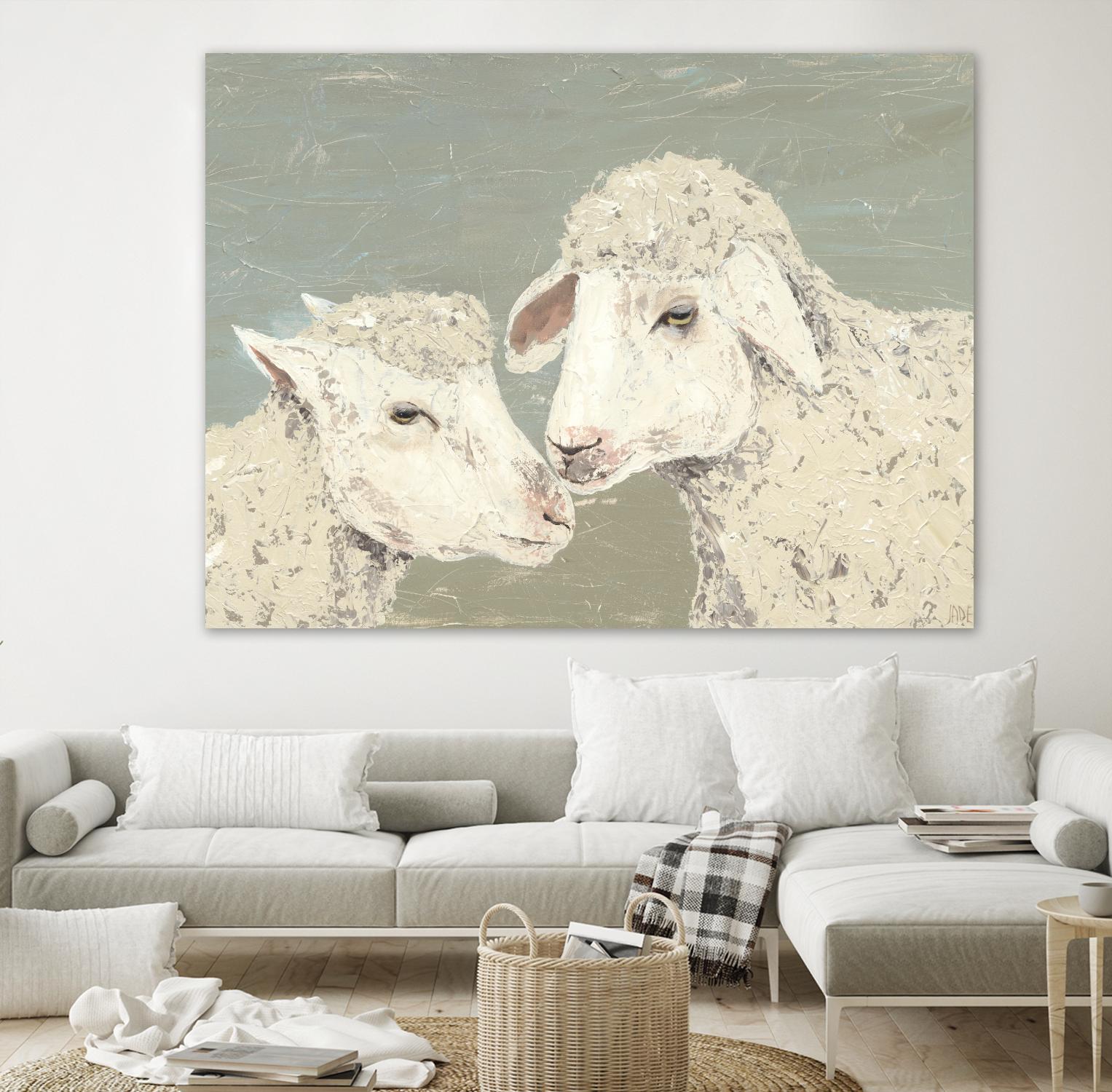 Sweet Lambs II by Jade Reynolds on GIANT ART - animals