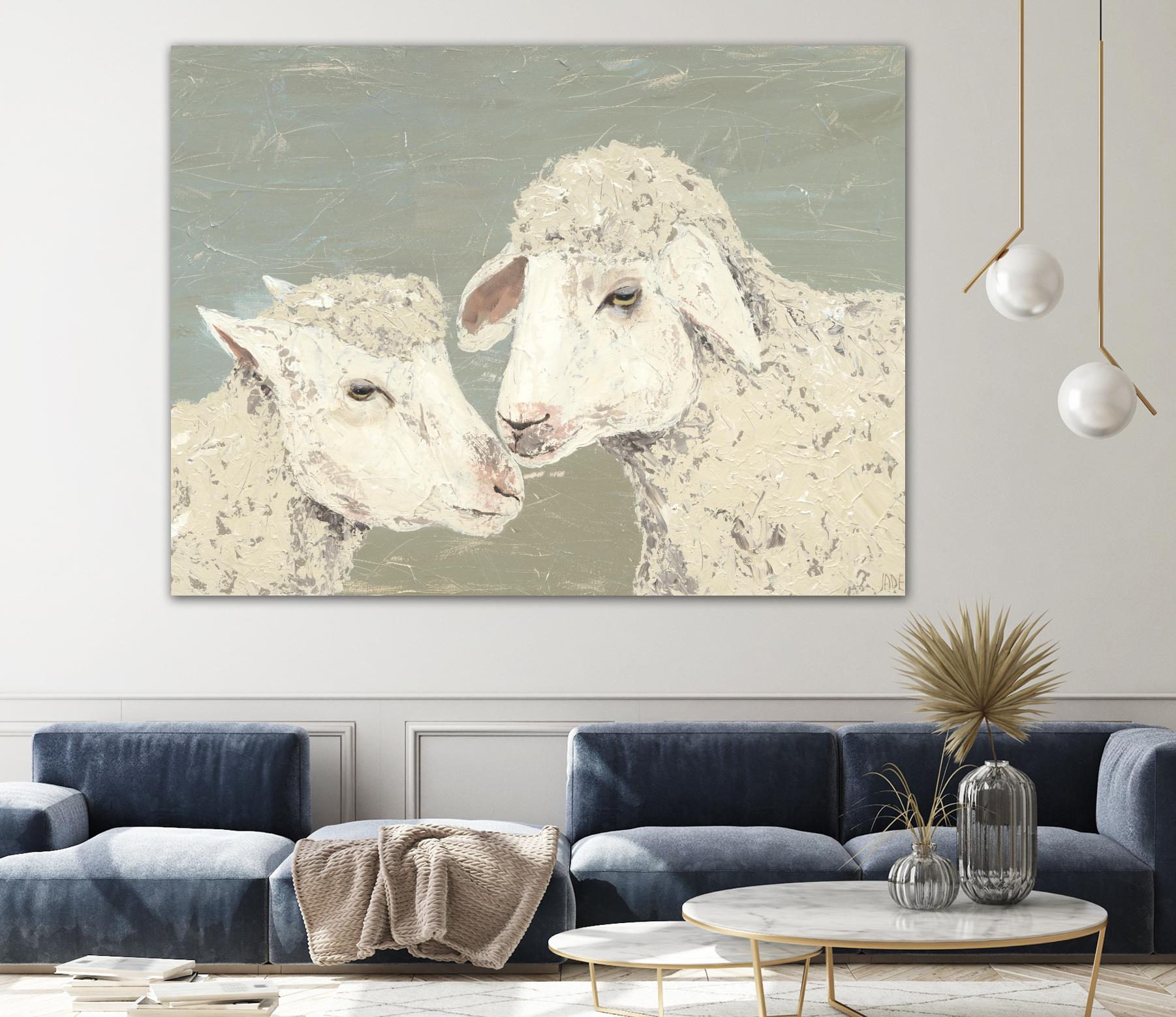 Sweet Lambs II by Jade Reynolds on GIANT ART - animals