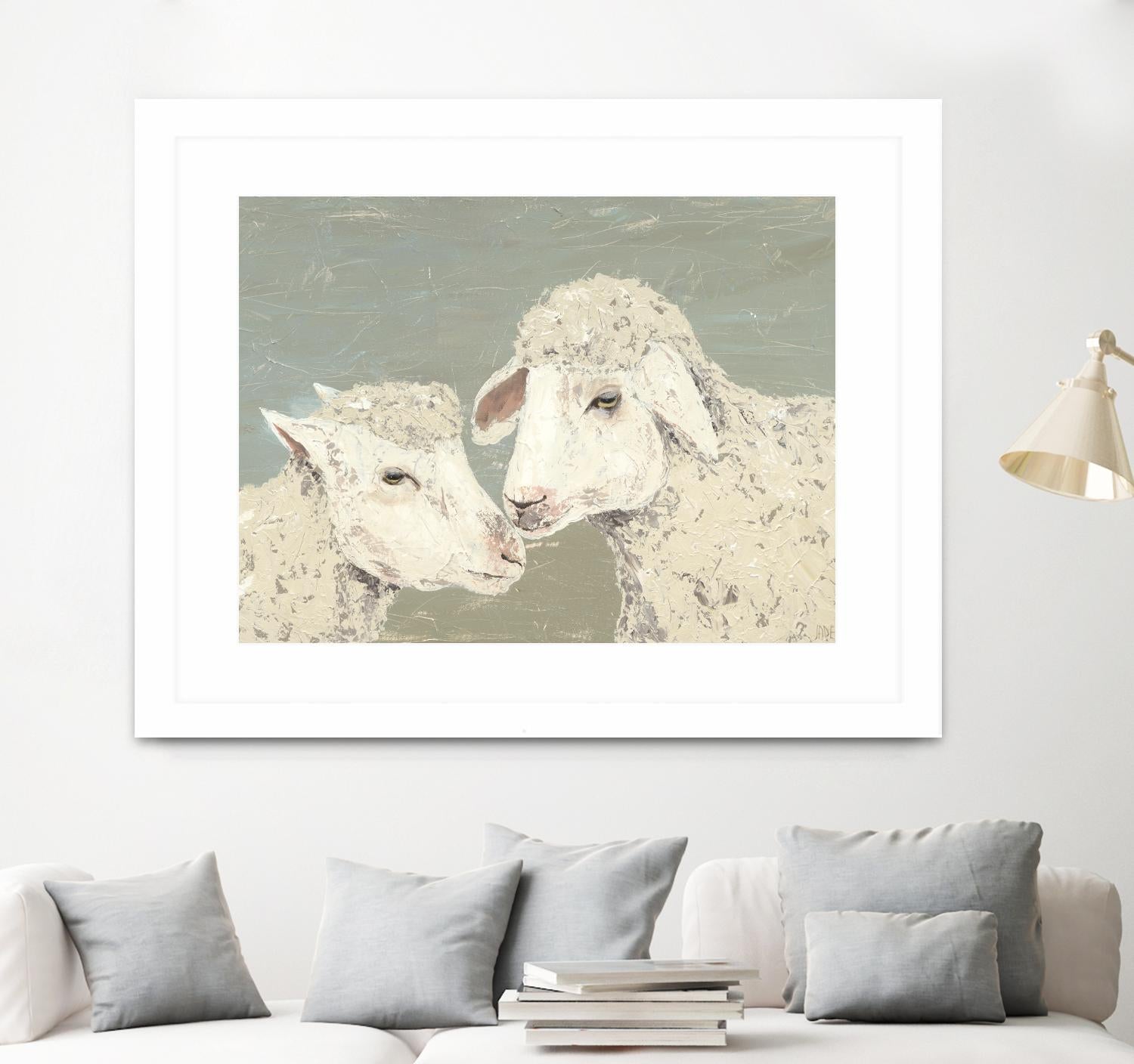 Sweet Lambs II by Jade Reynolds on GIANT ART - animals