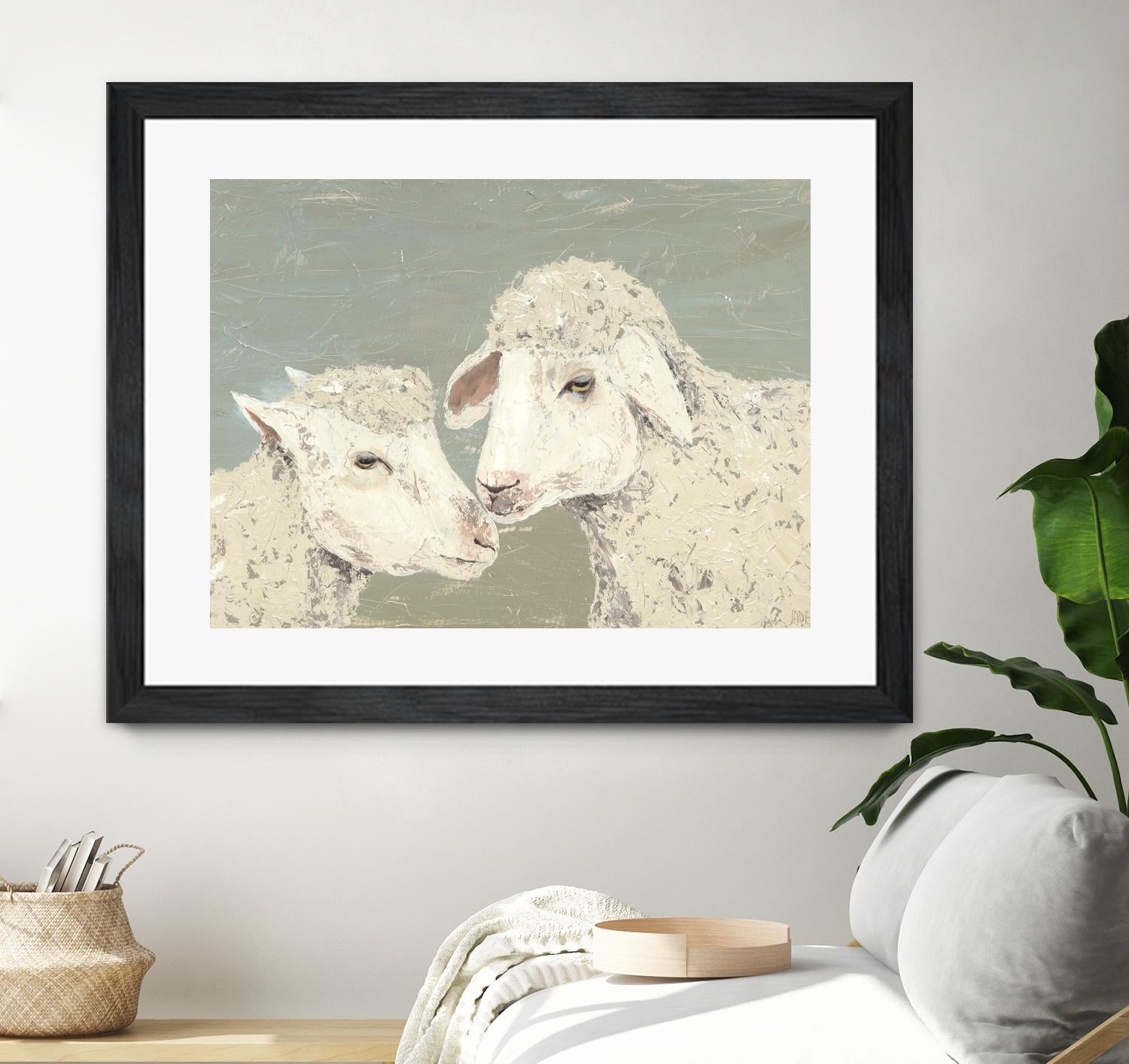 Sweet Lambs II by Jade Reynolds on GIANT ART - animals