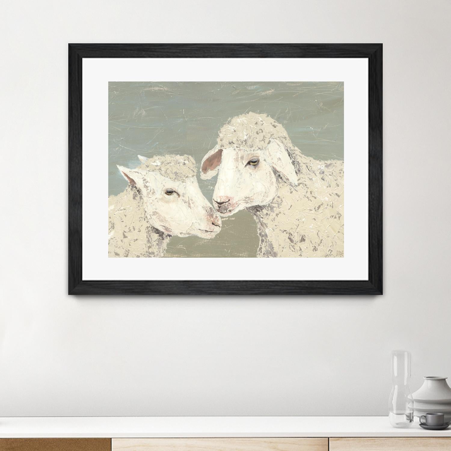 Sweet Lambs II by Jade Reynolds on GIANT ART - animals