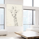 Giraffe Portrait II by Jennifer Goldberger on GIANT ART - animals