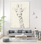 Giraffe Portrait II by Jennifer Goldberger on GIANT ART - animals