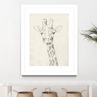 Giraffe Portrait II by Jennifer Goldberger on GIANT ART - animals