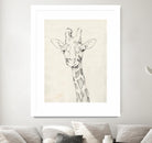 Giraffe Portrait II by Jennifer Goldberger on GIANT ART - animals