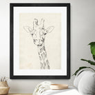 Giraffe Portrait II by Jennifer Goldberger on GIANT ART - animals