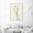 Giraffe Portrait II by Jennifer Goldberger on GIANT ART - animals