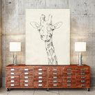 Giraffe Portrait II by Jennifer Goldberger on GIANT ART - animals