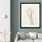 Giraffe Portrait II by Jennifer Goldberger on GIANT ART - animals
