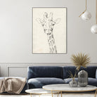 Giraffe Portrait II by Jennifer Goldberger on GIANT ART - animals