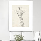 Giraffe Portrait II by Jennifer Goldberger on GIANT ART - animals