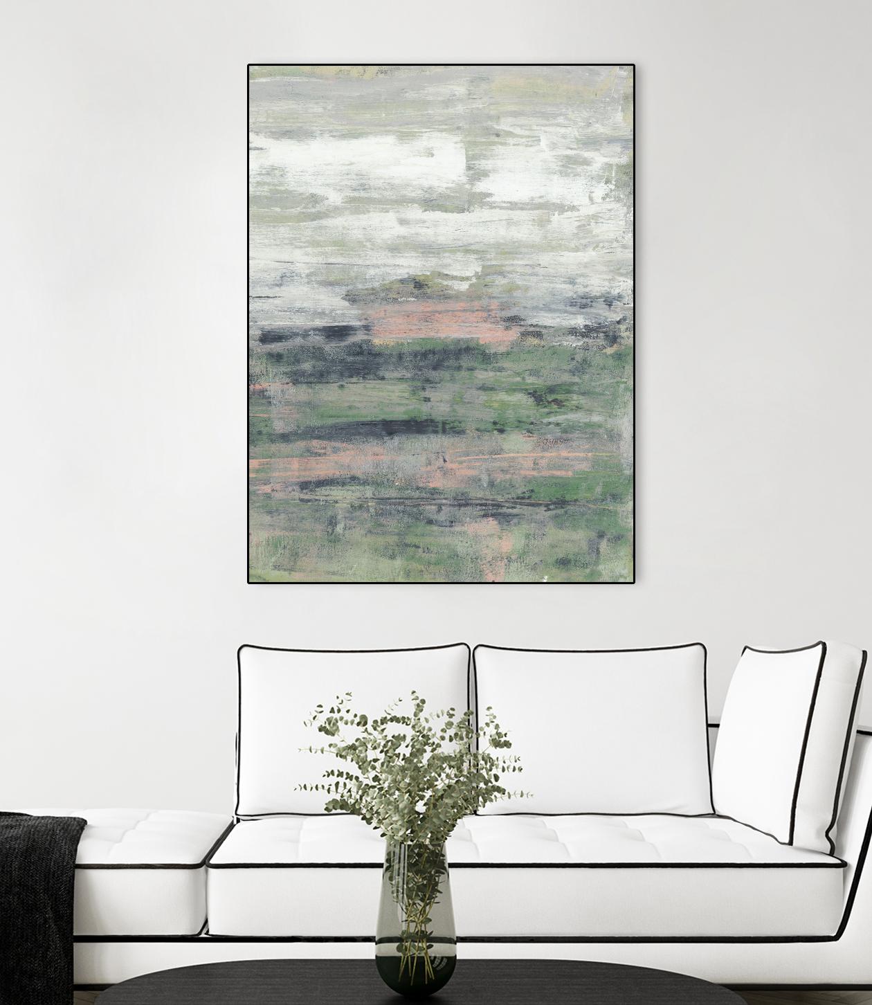 Paynes Blush II by Jennifer Goldberger on GIANT ART - abstract