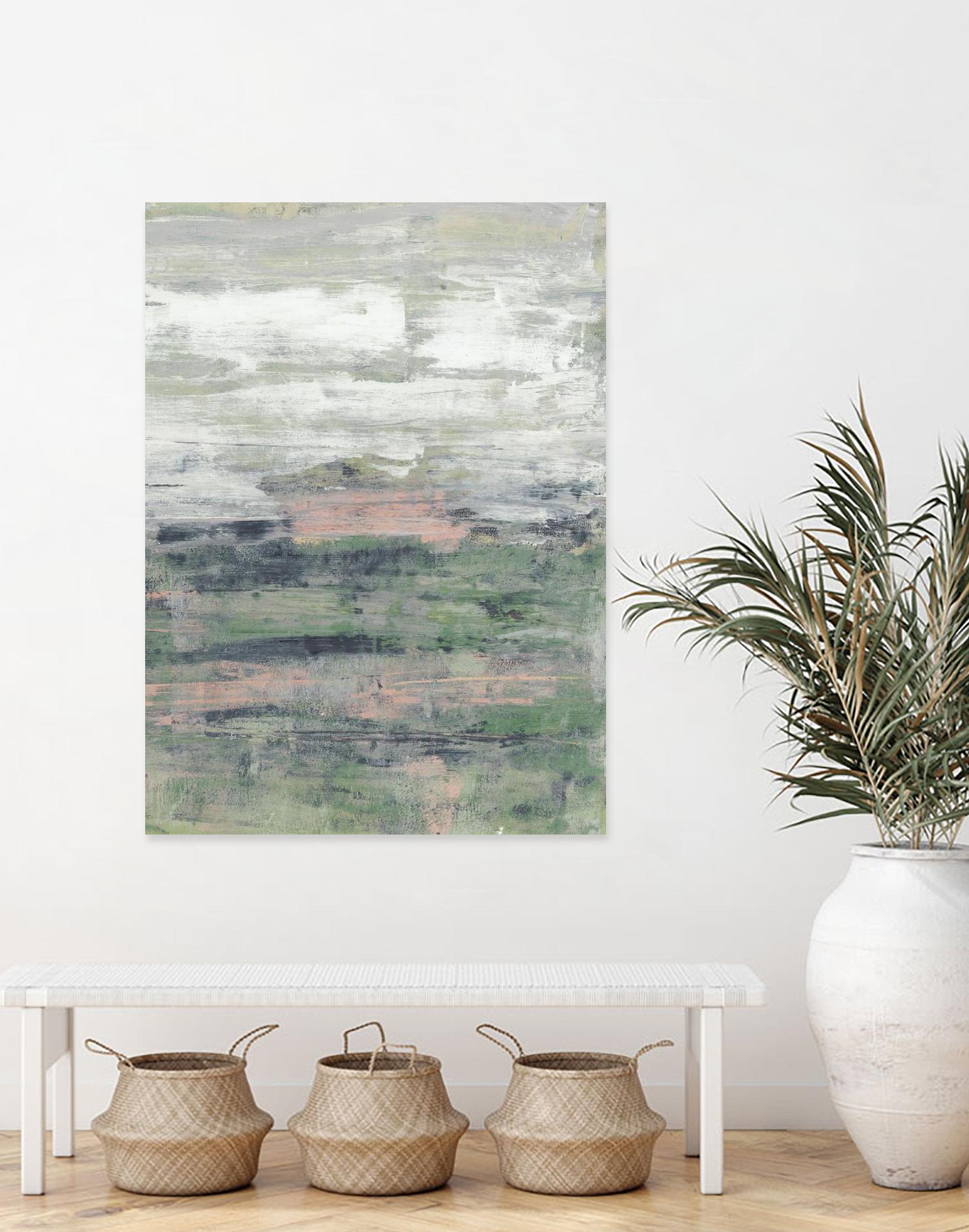 Paynes Blush II by Jennifer Goldberger on GIANT ART - abstract
