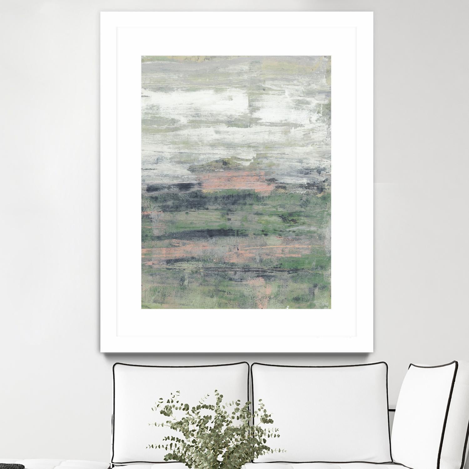 Paynes Blush II by Jennifer Goldberger on GIANT ART - abstract