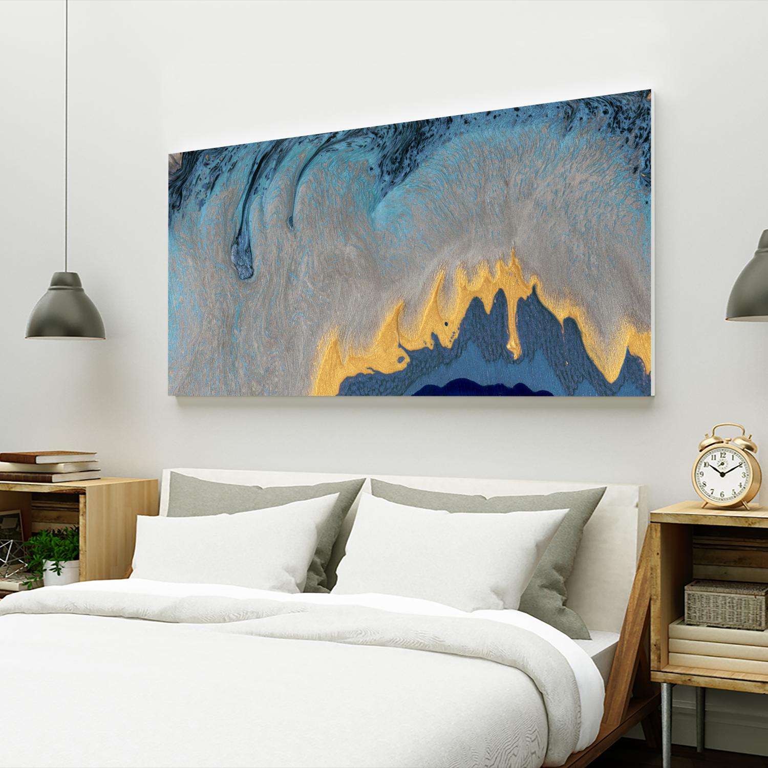 Kahuna by Alicia Ludwig on GIANT ART - blue abstract