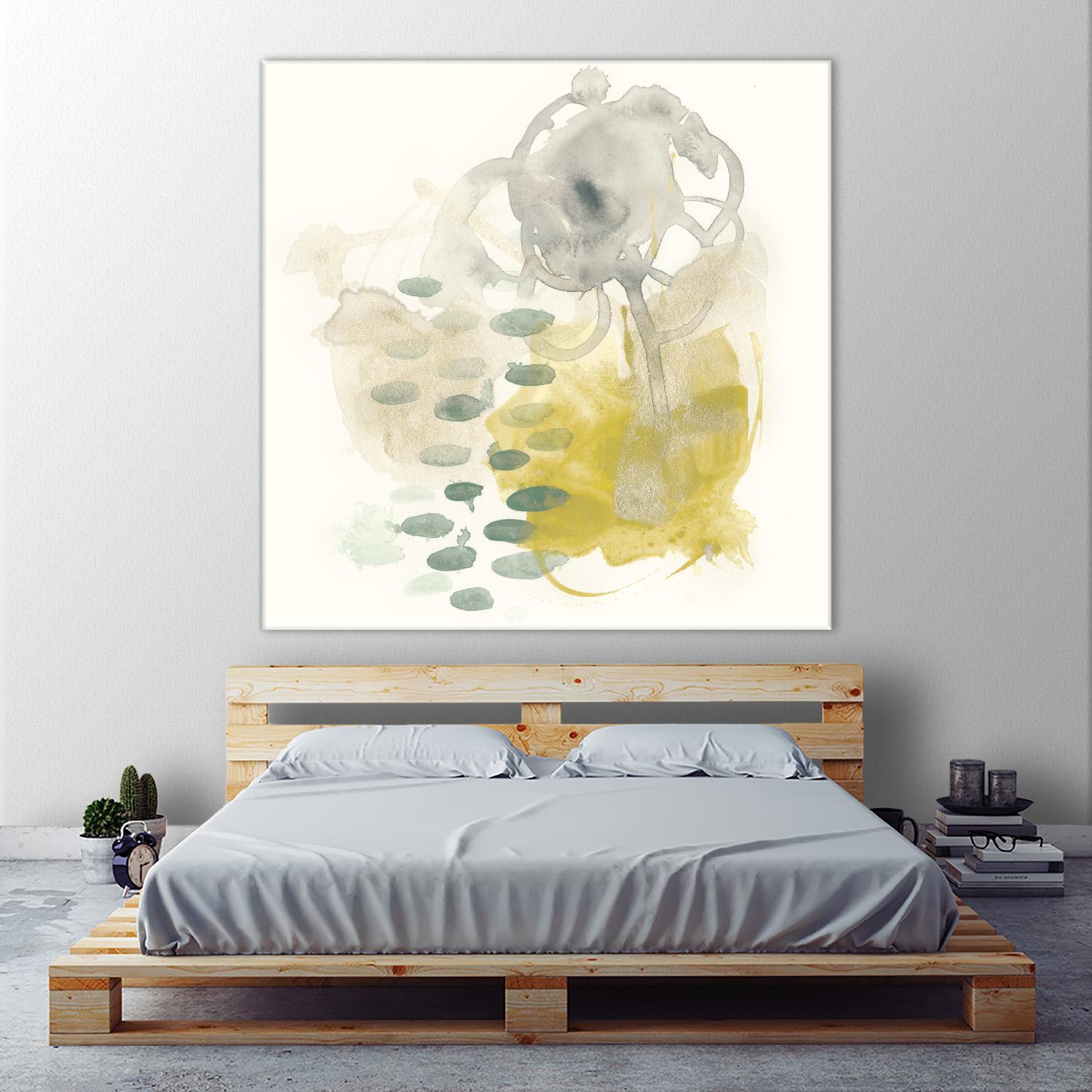 Apex Formula III by June Erica Vess on GIANT ART - yellow abstract