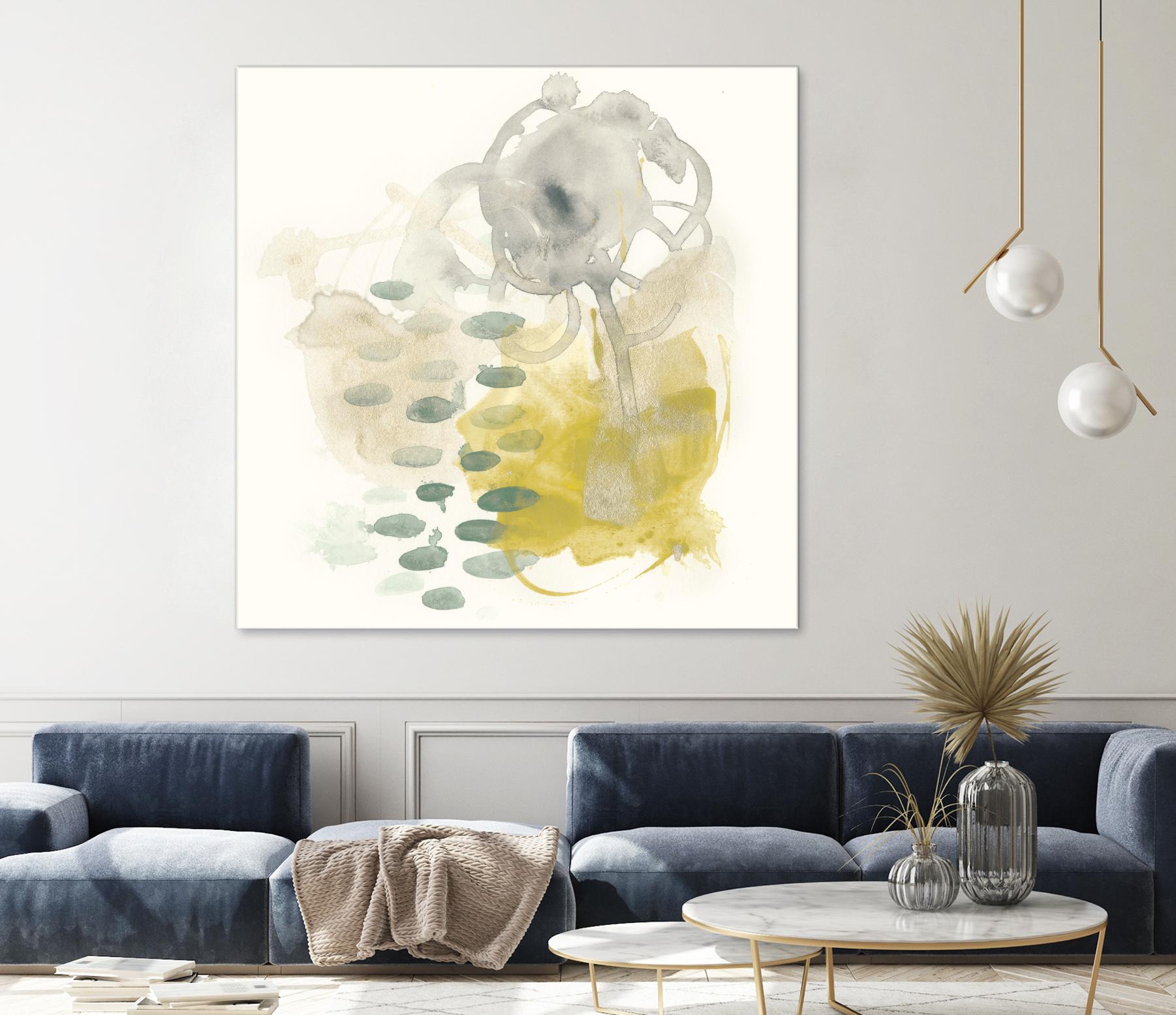 Apex Formula III by June Erica Vess on GIANT ART - yellow abstract