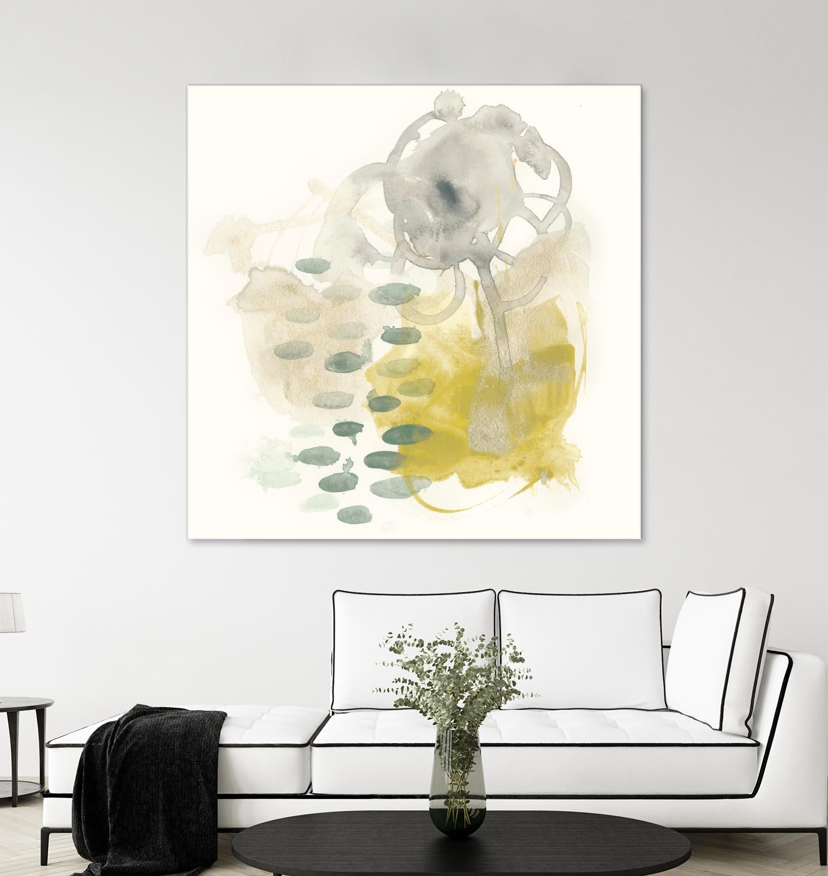 Apex Formula III by June Erica Vess on GIANT ART - yellow abstract