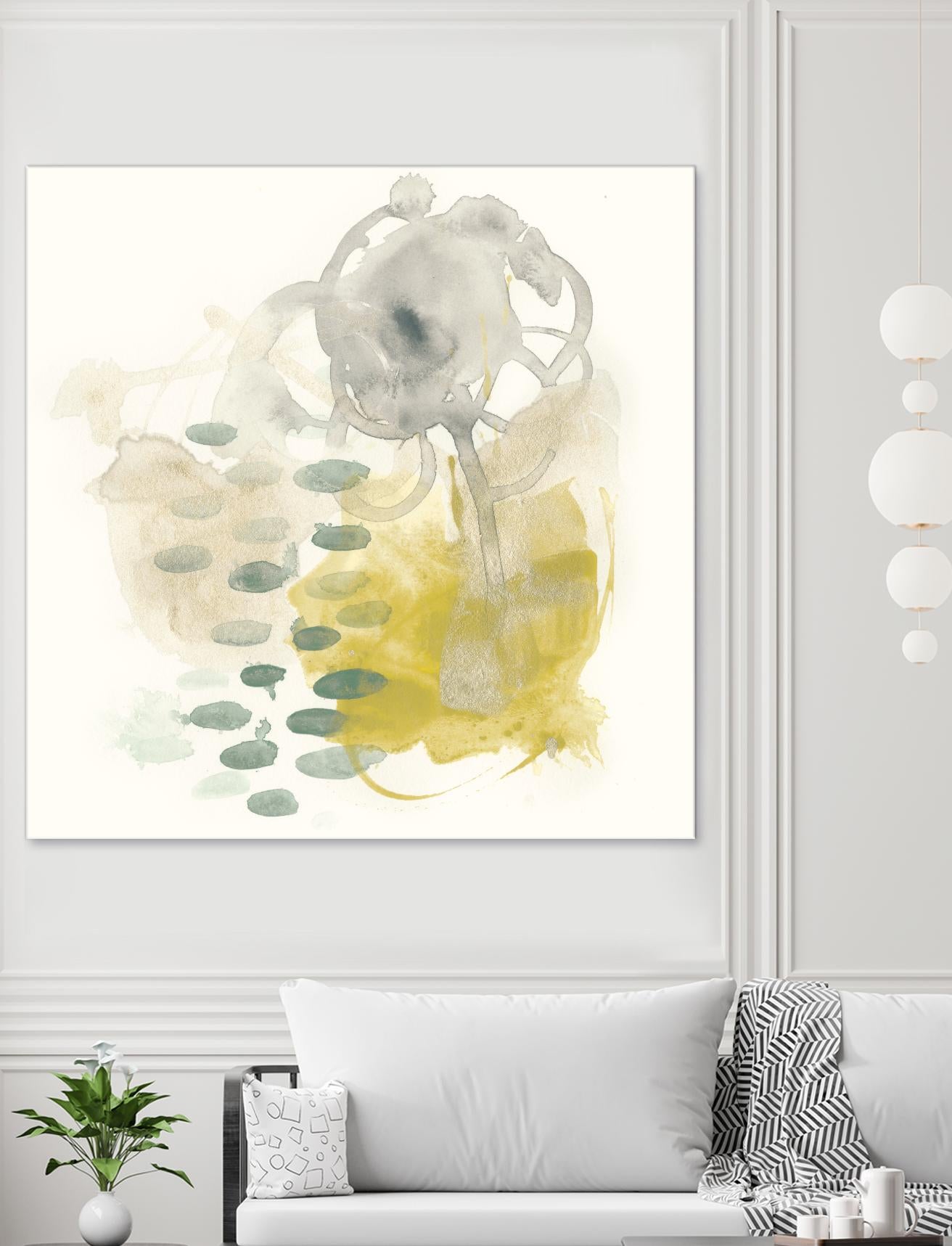 Apex Formula III by June Erica Vess on GIANT ART - yellow abstract