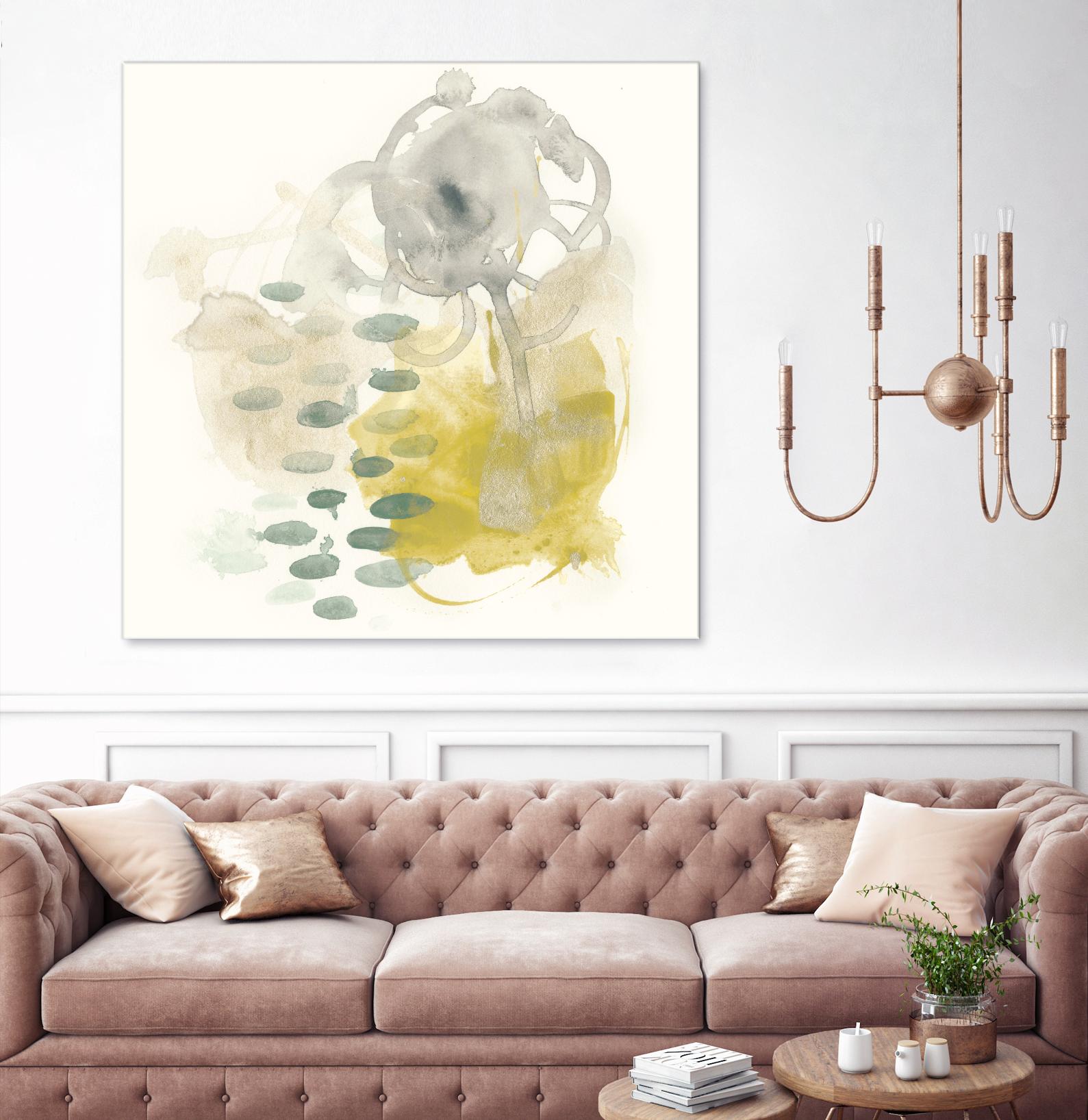 Apex Formula III by June Erica Vess on GIANT ART - yellow abstract