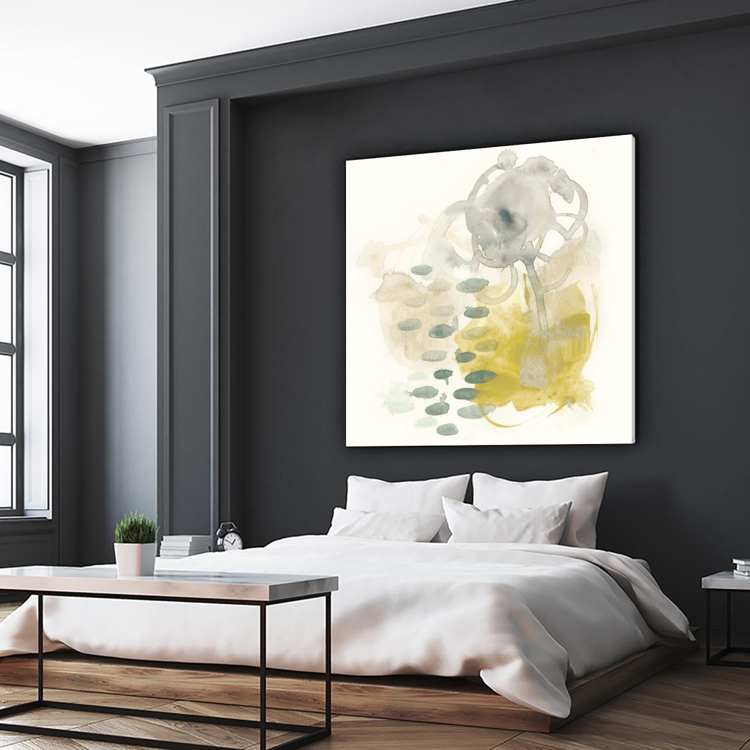 Apex Formula III by June Erica Vess on GIANT ART - yellow abstract