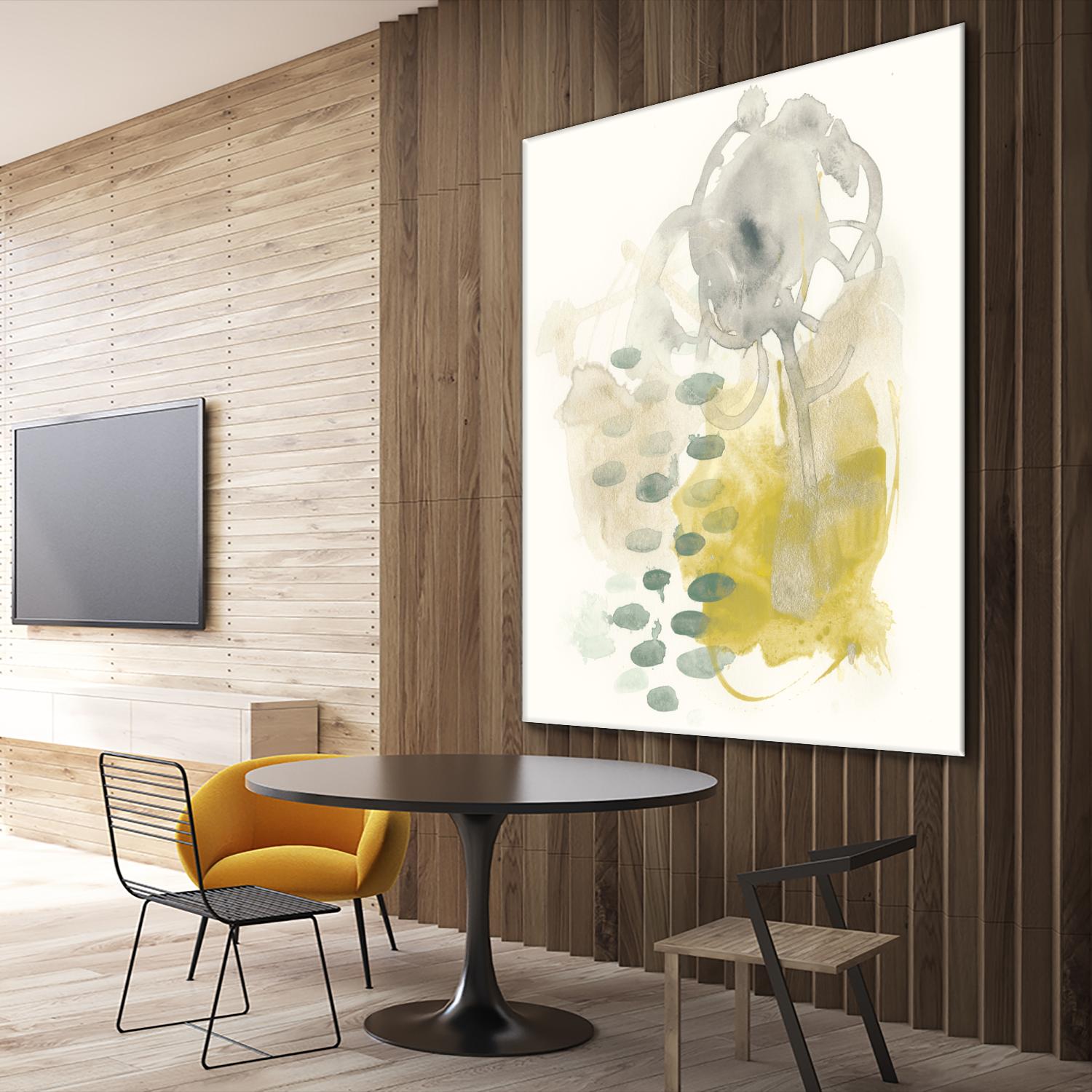 Apex Formula III by June Erica Vess on GIANT ART - yellow abstract