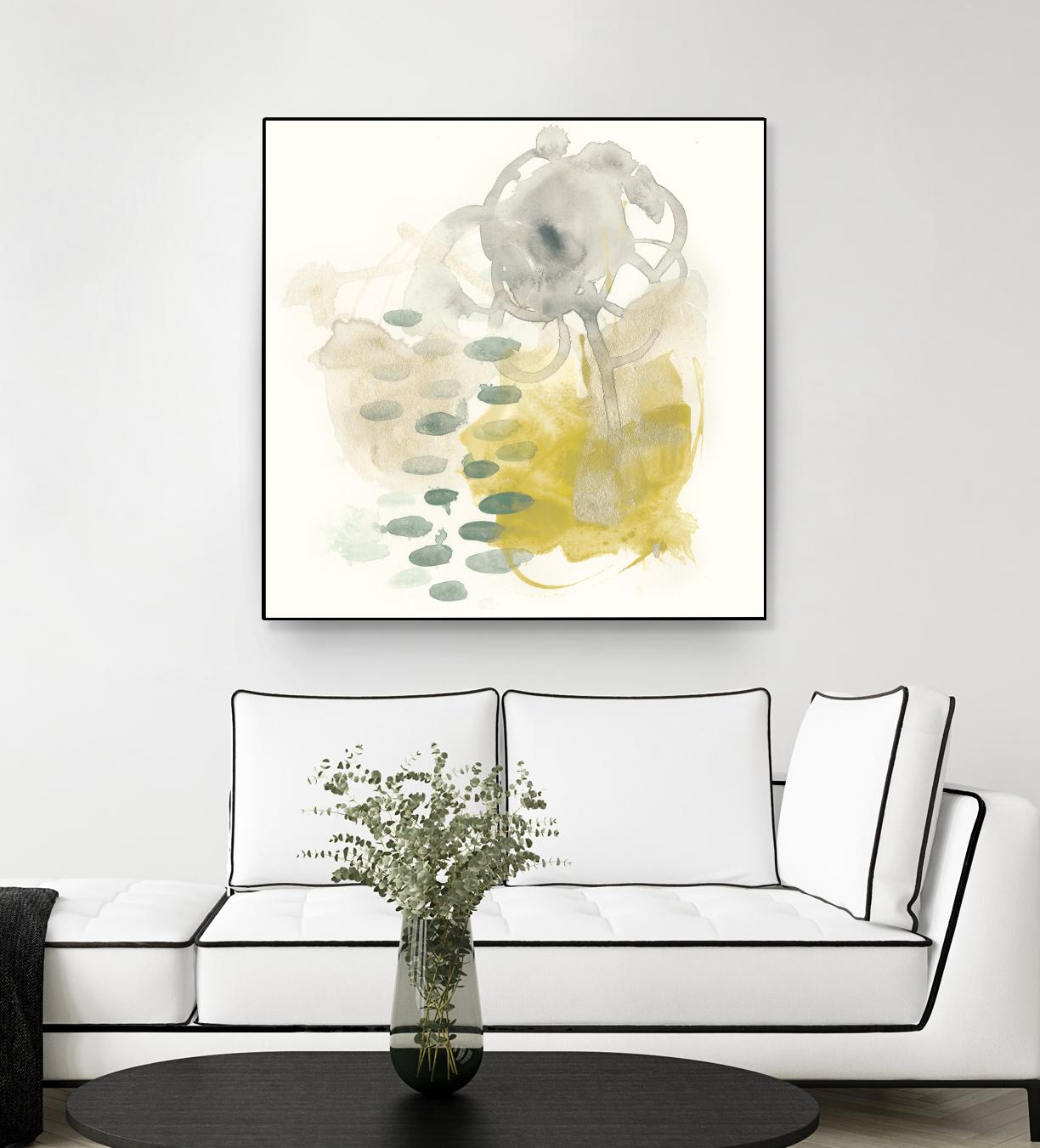 Apex Formula III by June Erica Vess on GIANT ART - yellow abstract