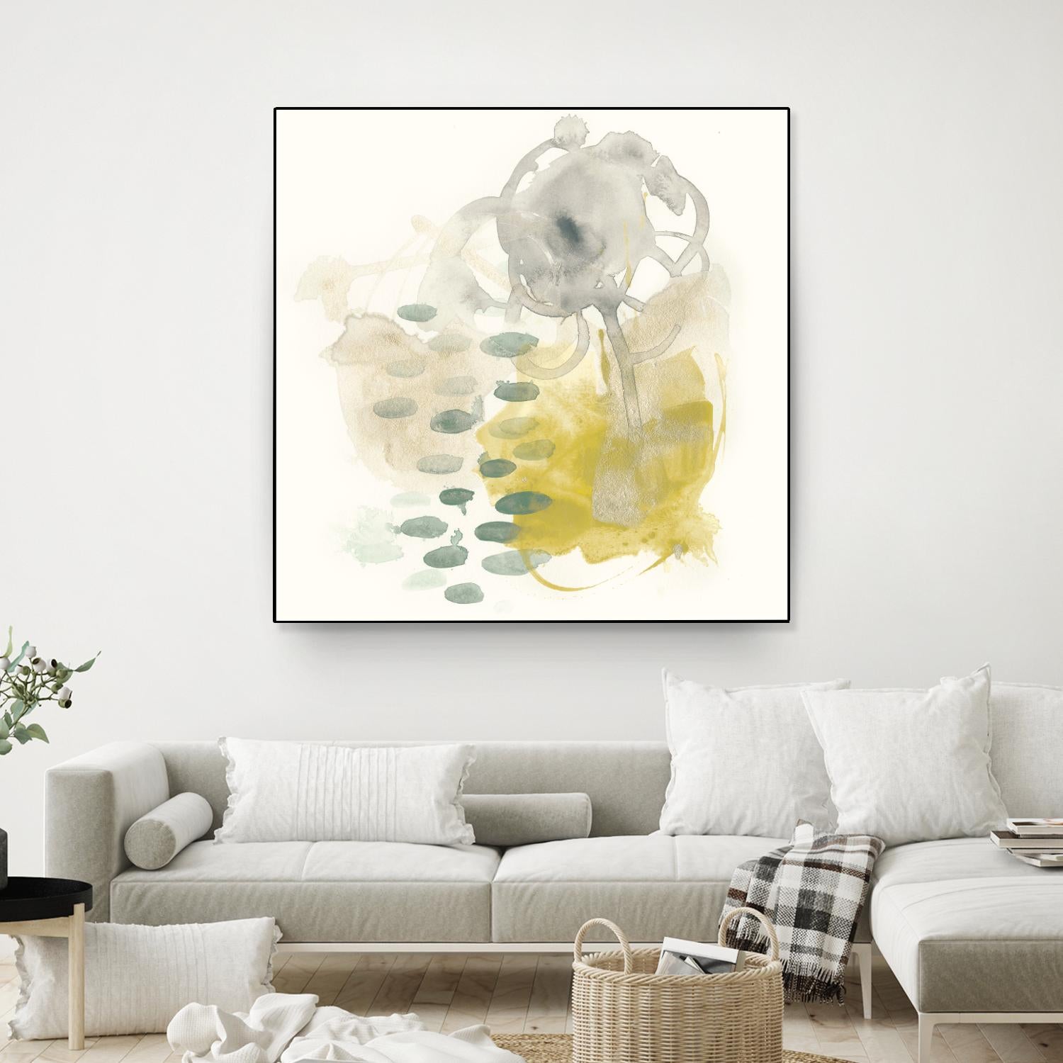 Apex Formula III by June Erica Vess on GIANT ART - yellow abstract