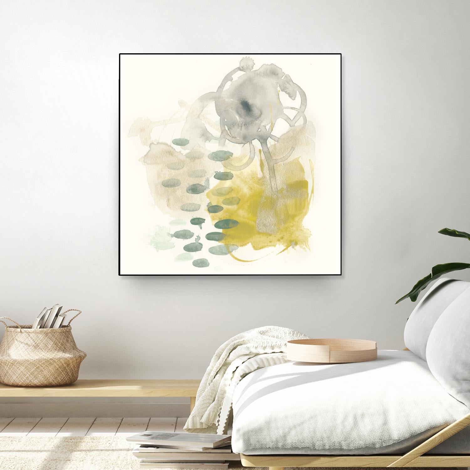 Apex Formula III by June Erica Vess on GIANT ART - yellow abstract