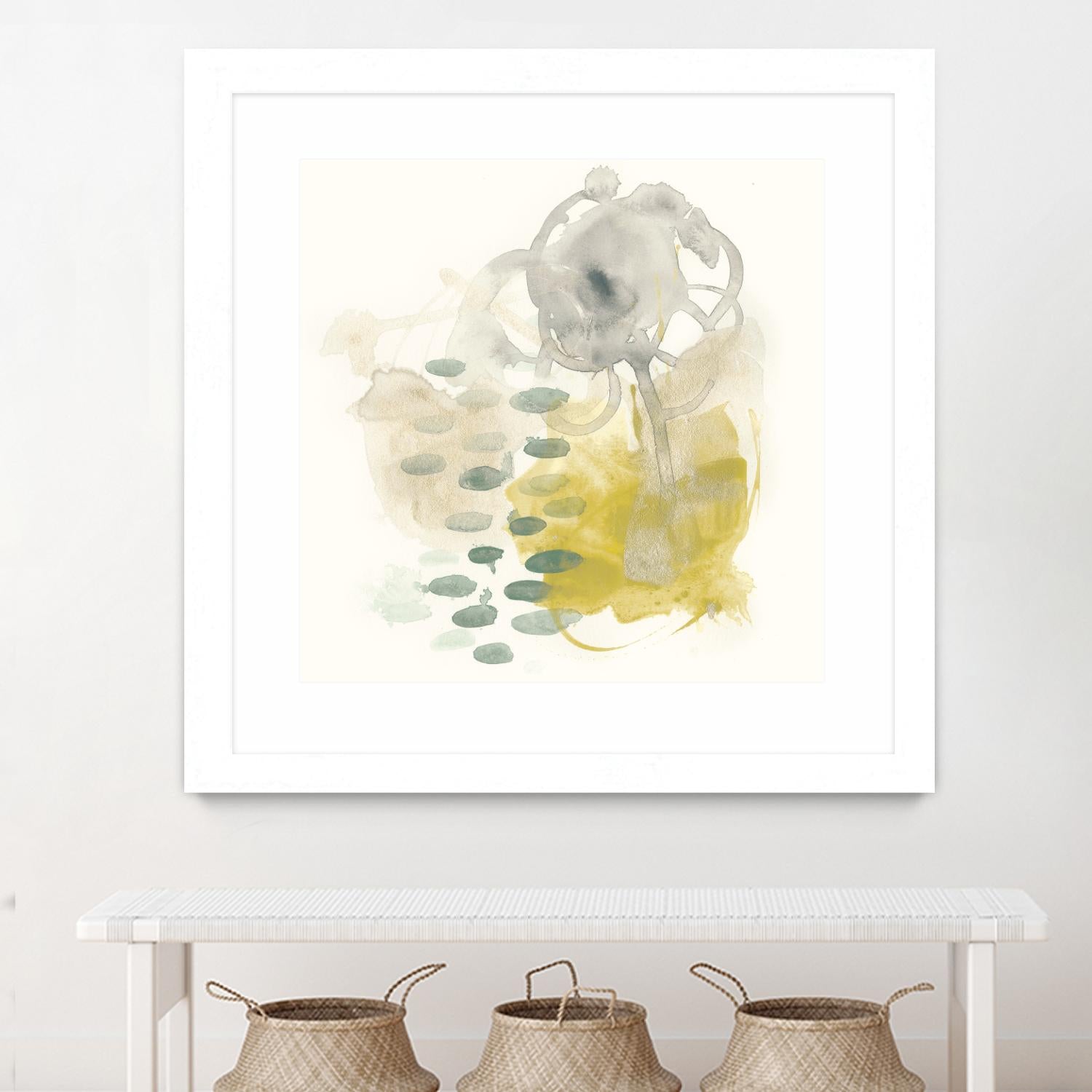 Apex Formula III by June Erica Vess on GIANT ART - yellow abstract