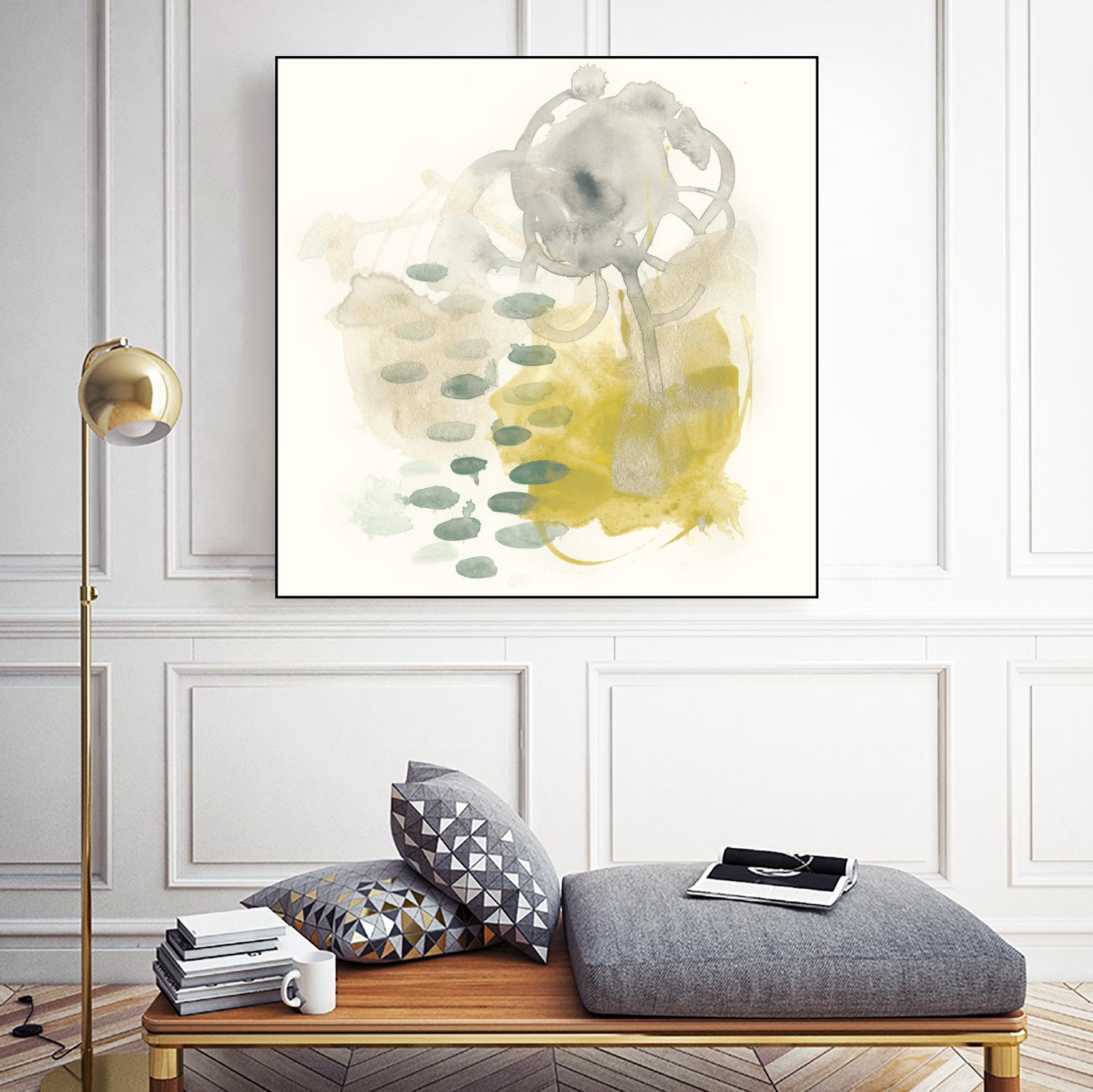 Apex Formula III by June Erica Vess on GIANT ART - yellow abstract