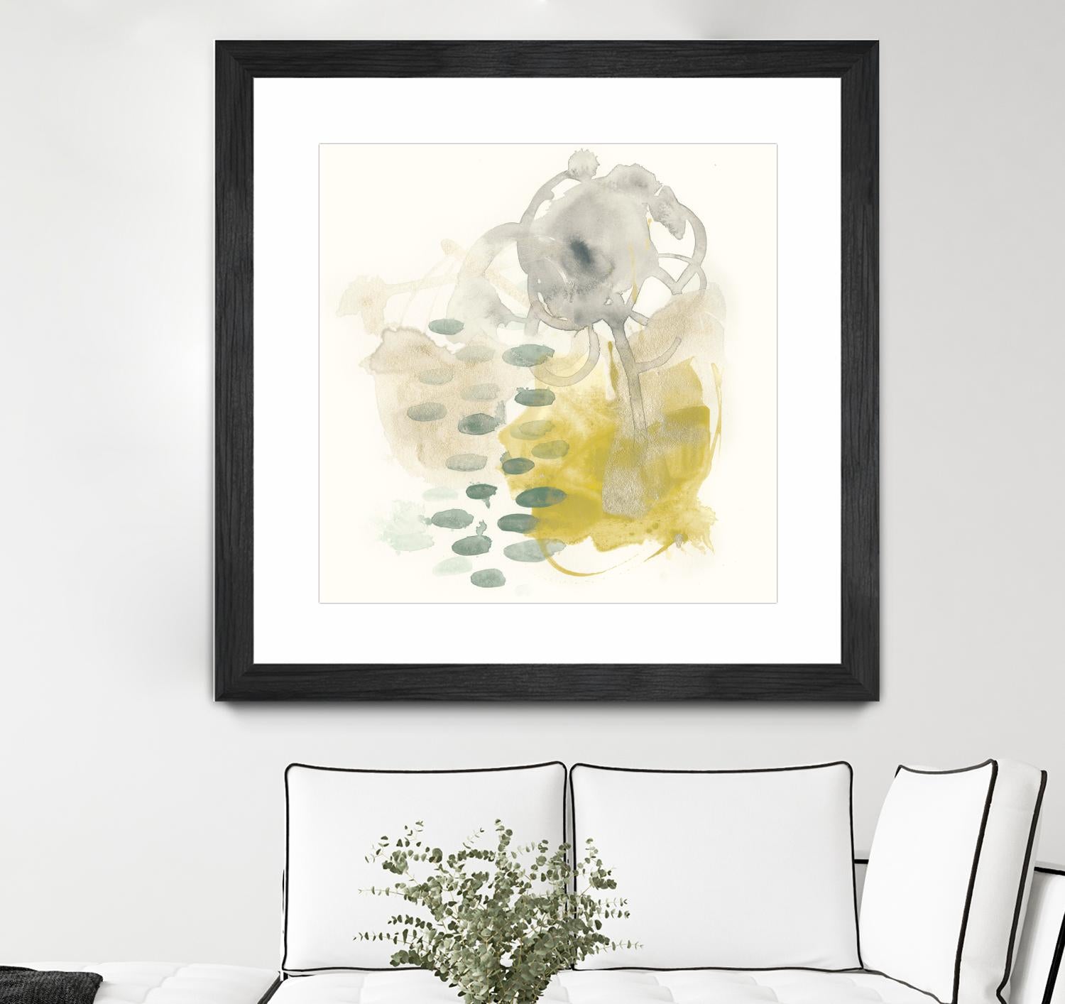 Apex Formula III by June Erica Vess on GIANT ART - yellow abstract