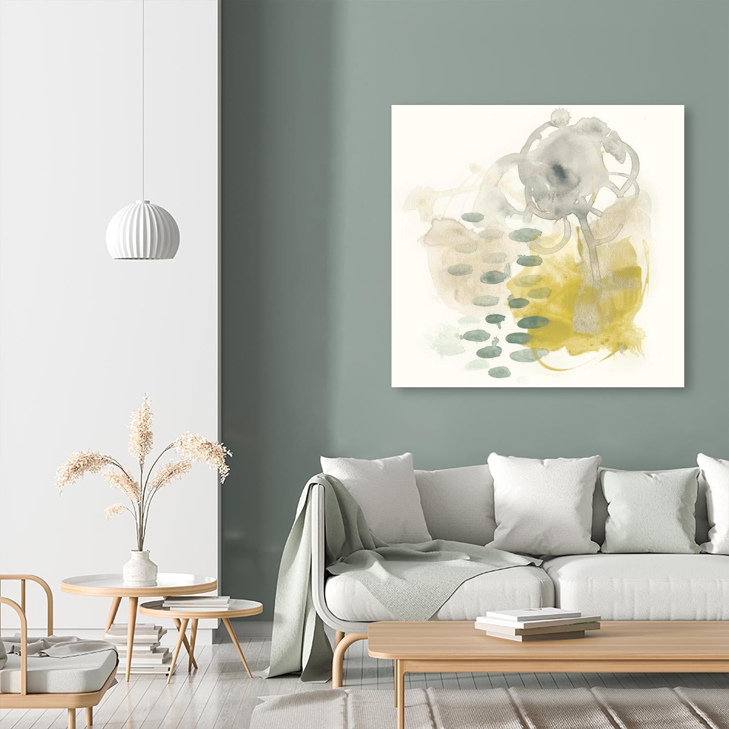 Apex Formula III by June Erica Vess on GIANT ART - yellow abstract