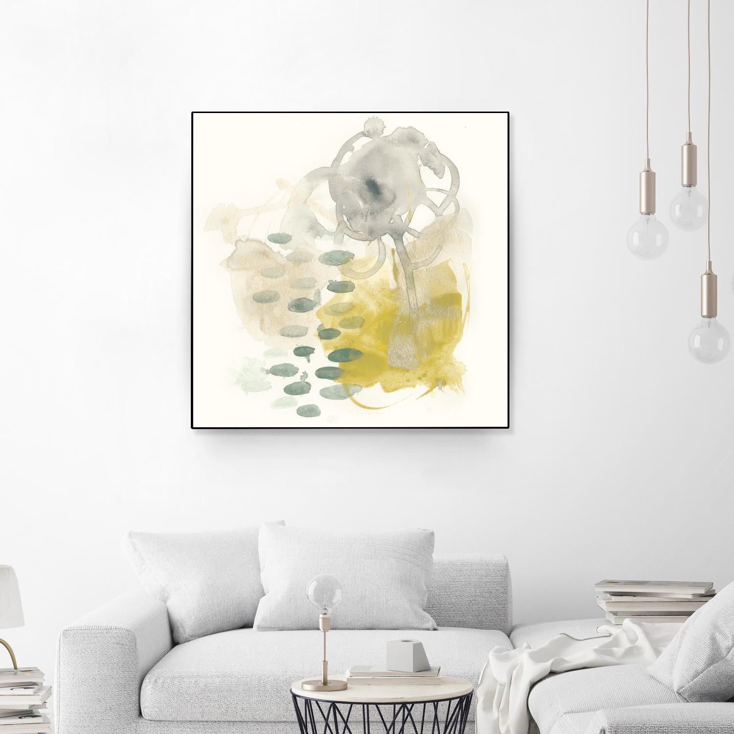 Apex Formula III by June Erica Vess on GIANT ART - yellow abstract