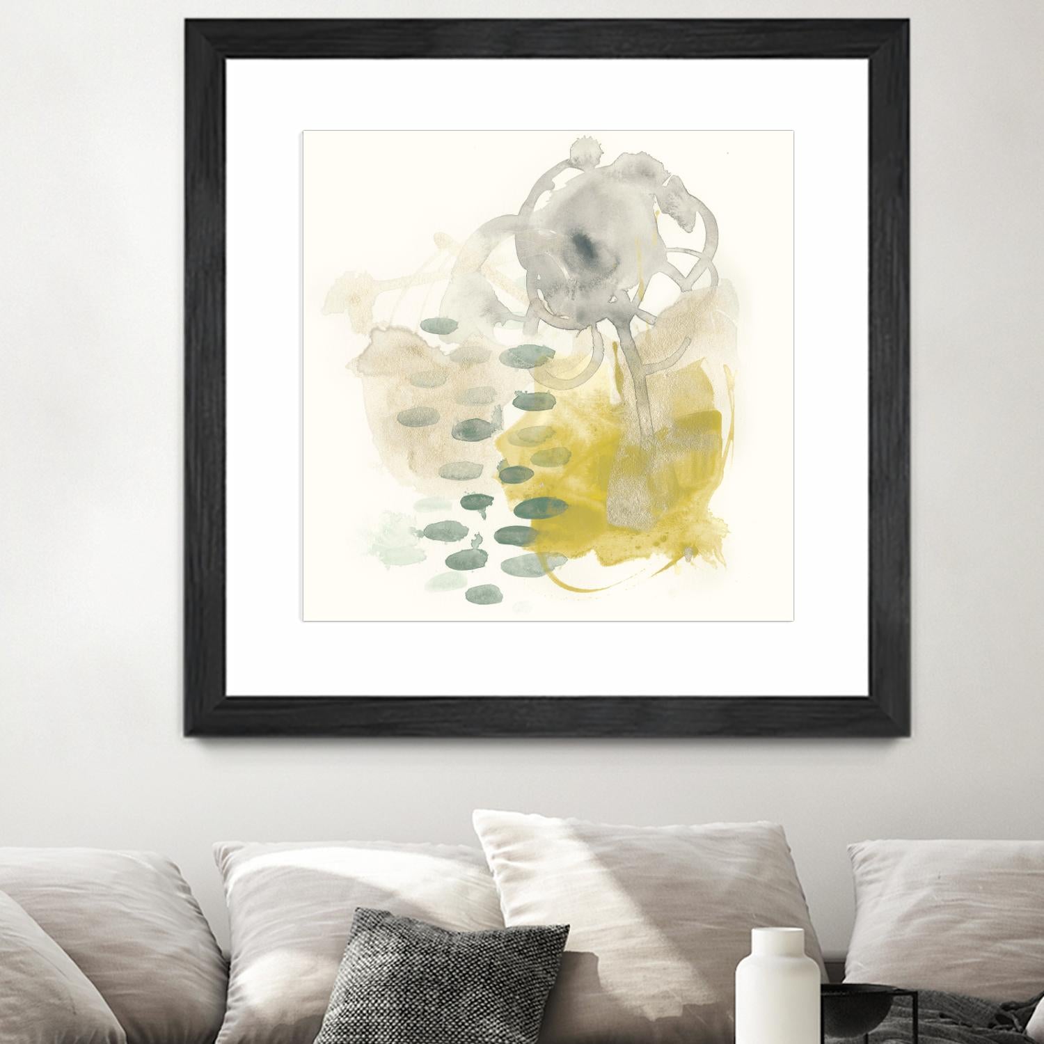 Apex Formula III by June Erica Vess on GIANT ART - yellow abstract