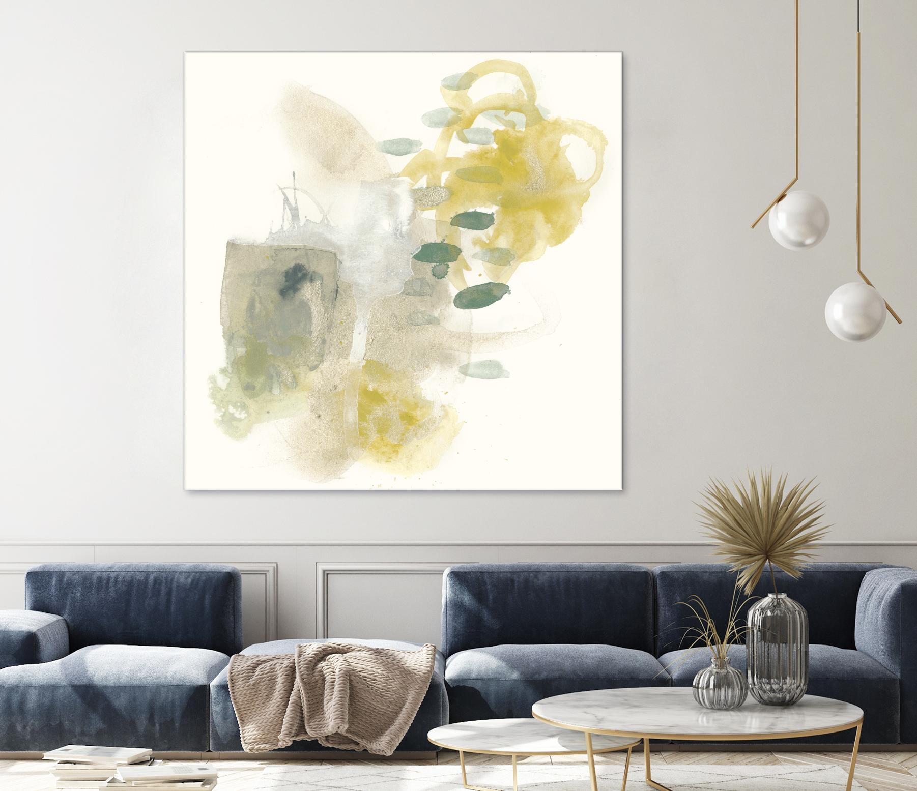 Apex Formula IV by June Erica Vess on GIANT ART - yellow abstract
