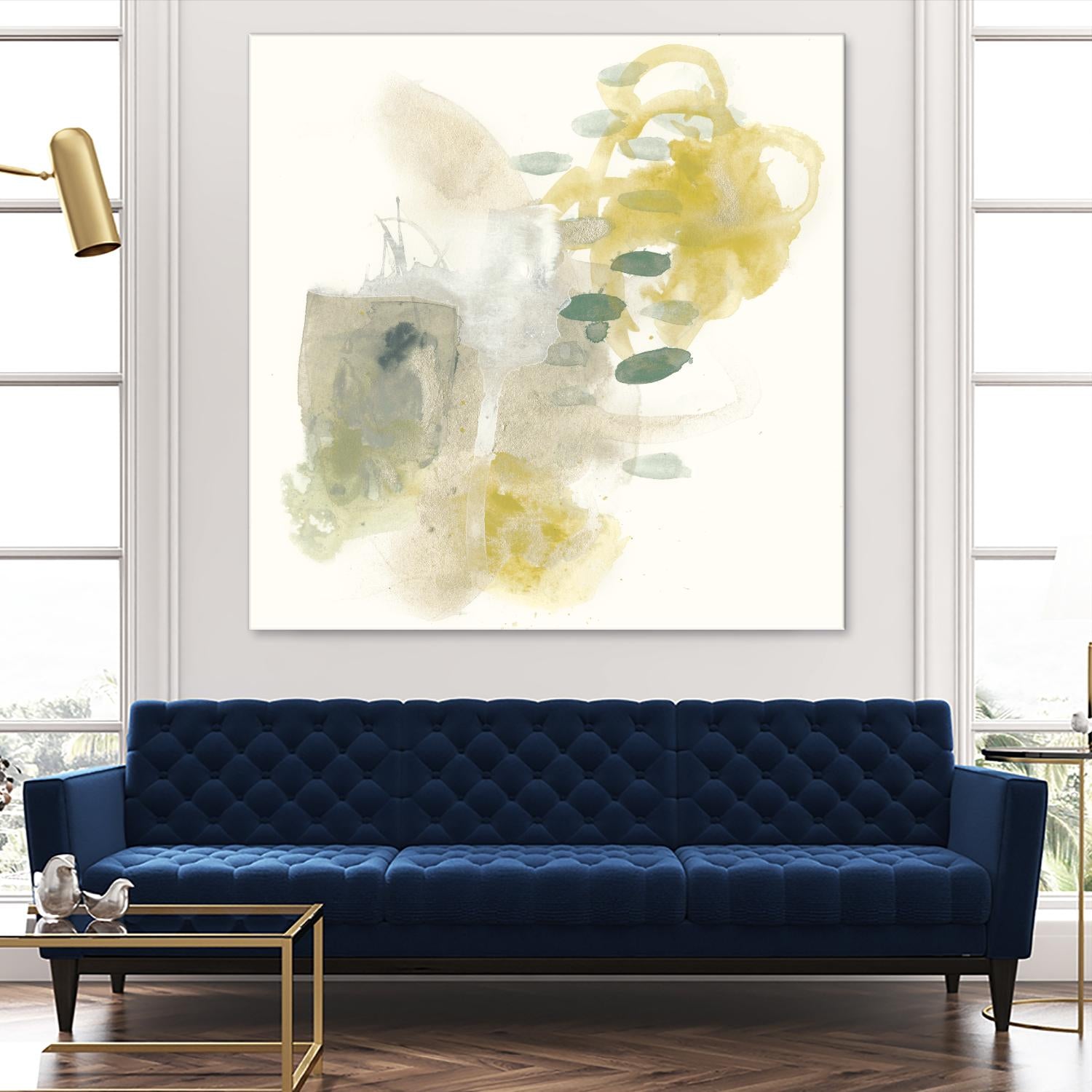 Apex Formula IV by June Erica Vess on GIANT ART - yellow abstract