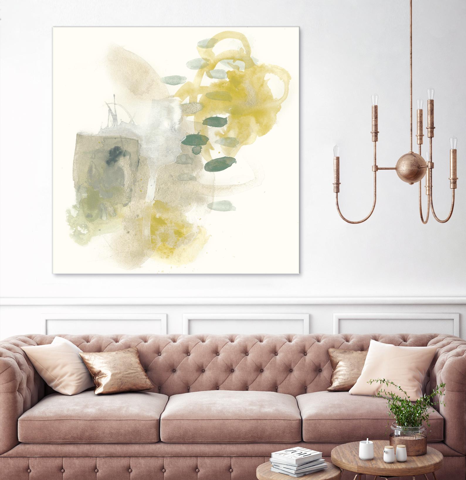 Apex Formula IV by June Erica Vess on GIANT ART - yellow abstract