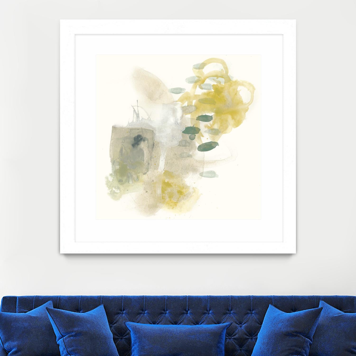 Apex Formula IV by June Erica Vess on GIANT ART - yellow abstract