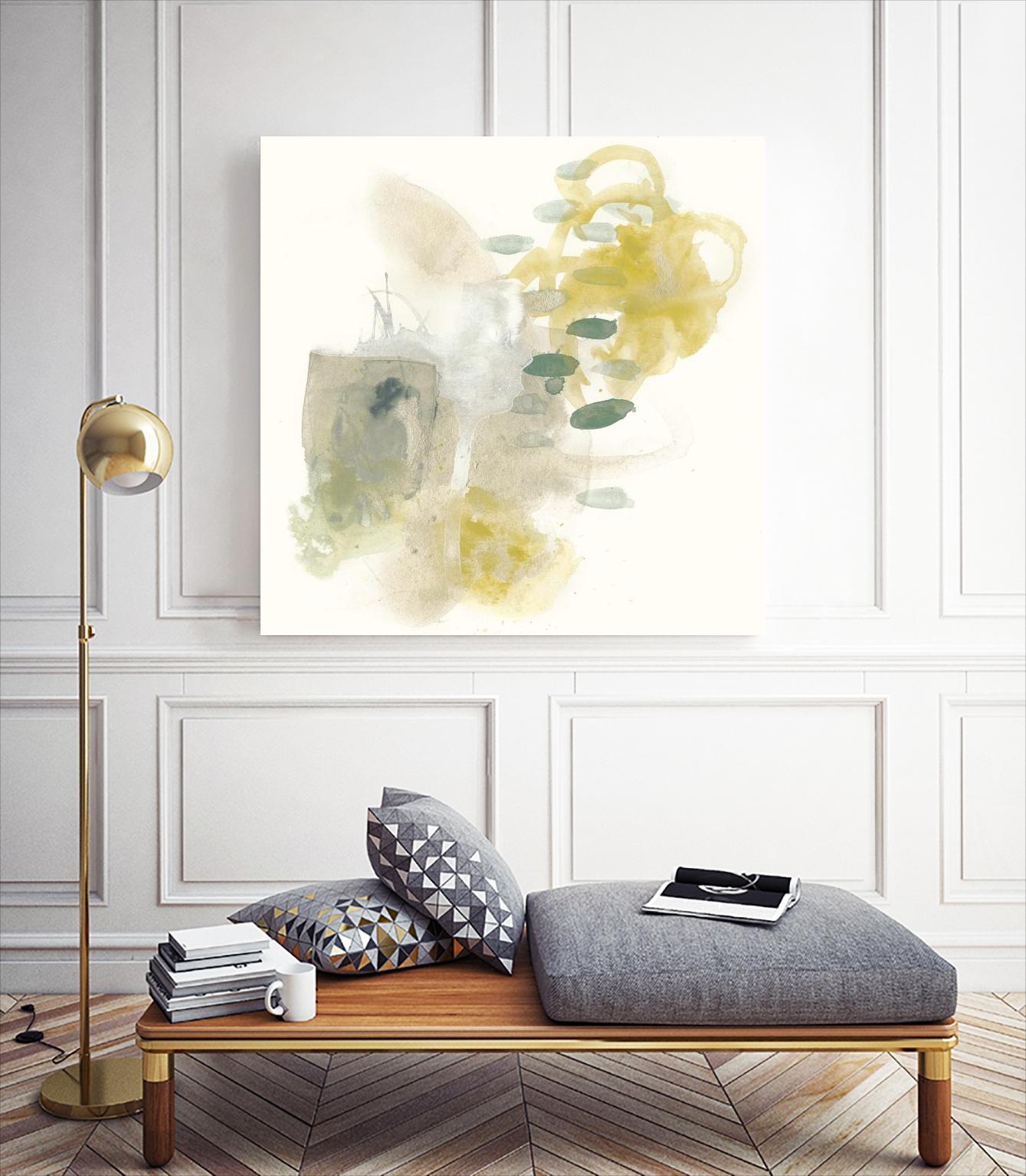 Apex Formula IV by June Erica Vess on GIANT ART - yellow abstract