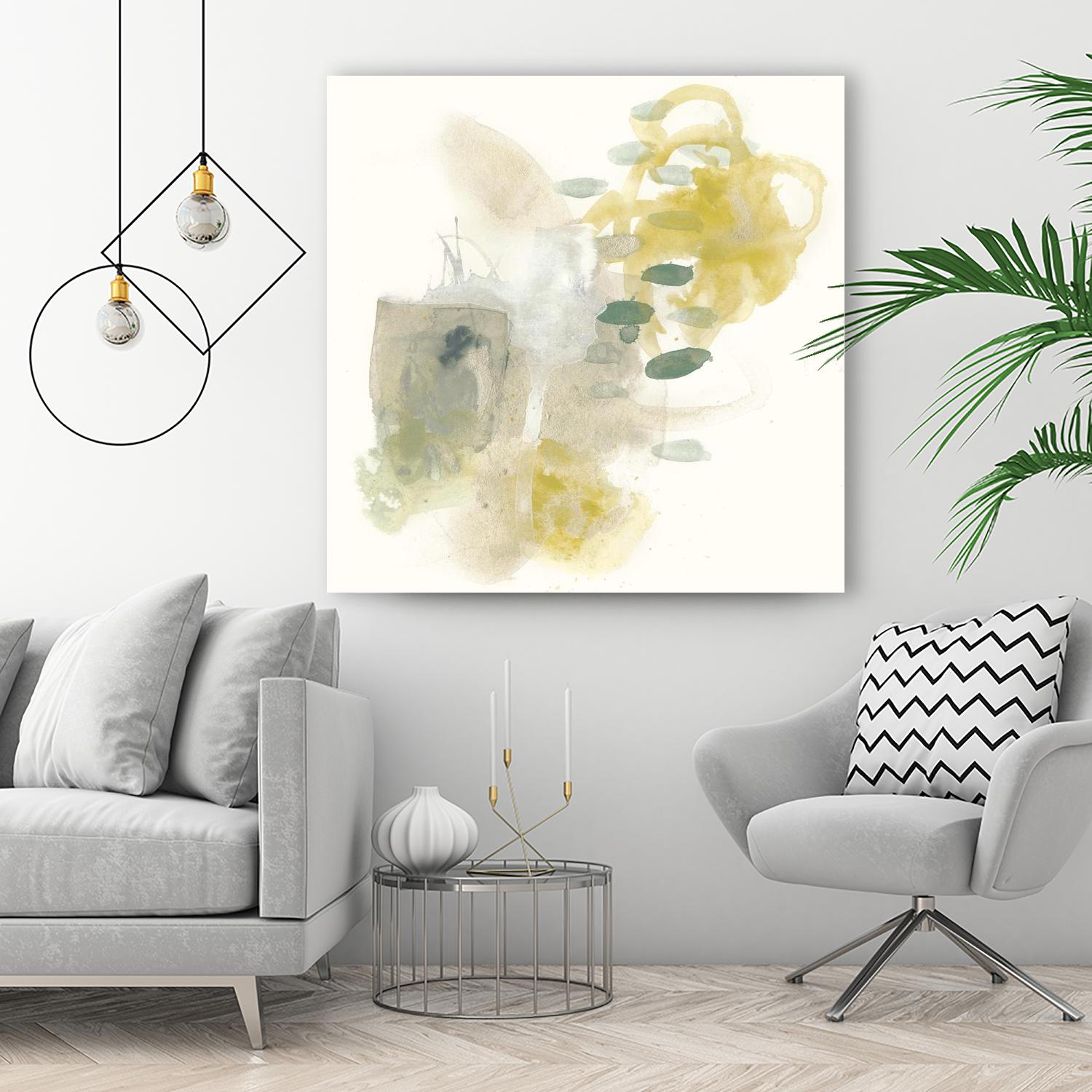 Apex Formula IV by June Erica Vess on GIANT ART - yellow abstract
