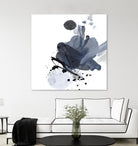 Blue & Black Splash I by Irena Orlov on GIANT ART - blue abstract