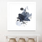 Blue & Black Splash I by Irena Orlov on GIANT ART - blue abstract