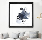 Blue & Black Splash I by Irena Orlov on GIANT ART - blue abstract